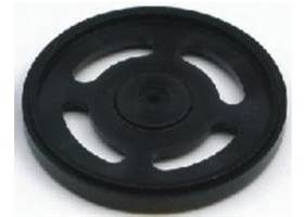 Black Plastic Wheel for Servo's